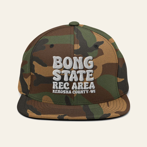 Bong State Rec Area Snapback – Camo